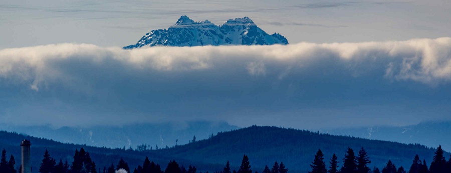 Image of The Brothers Mountains In The Olympic Mountain Range In Washington State.