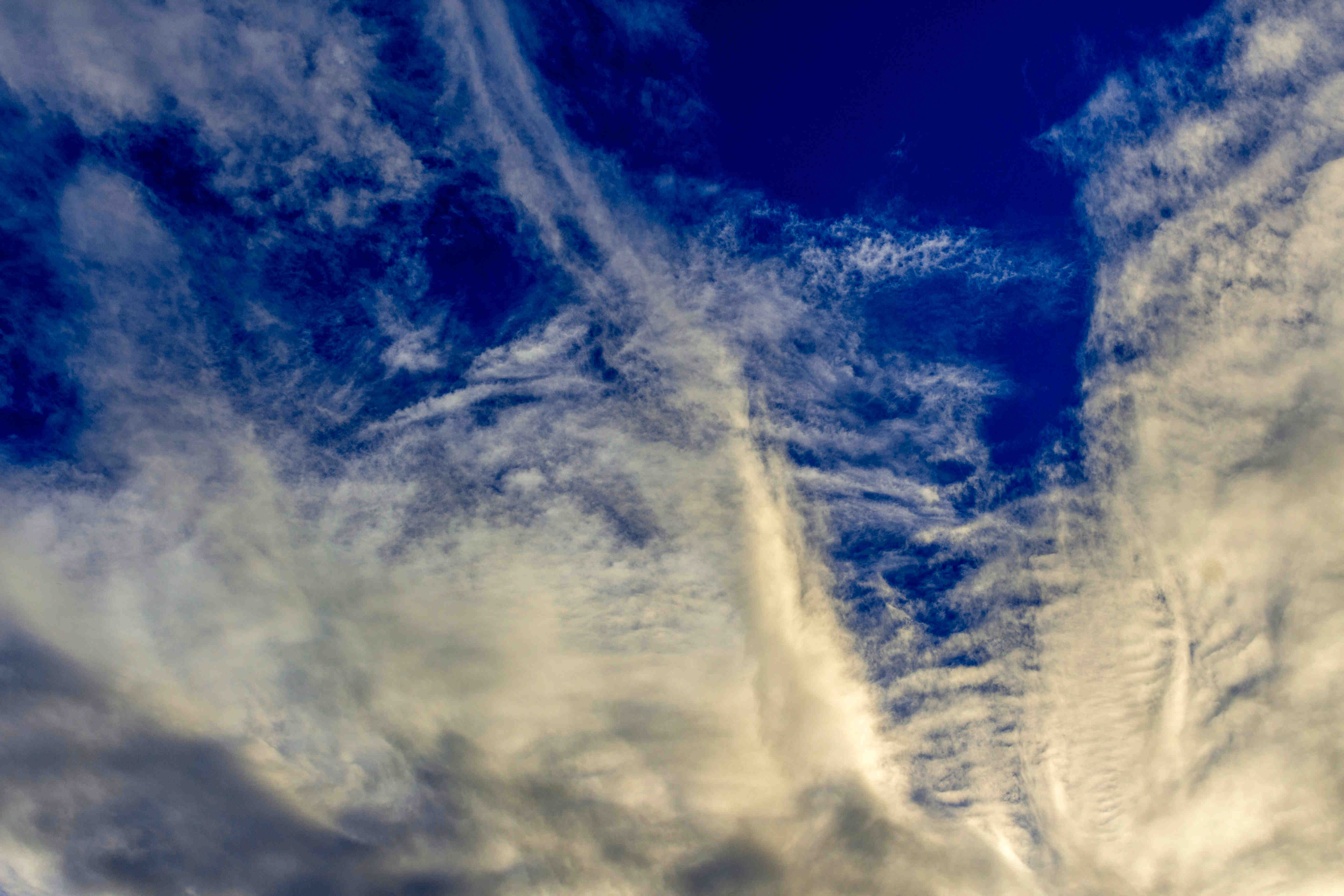 Image of Blue Sky With Clouds.