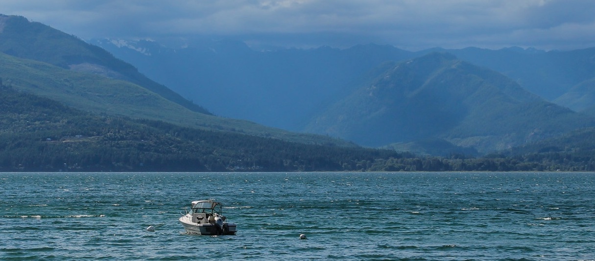 Image of the Olympics from Seabeck in kitsap.